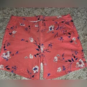 Boutique Midi Floral Coral Women's Shorts 20W ❤️